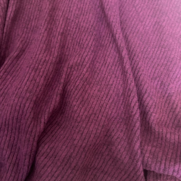 Lulus for and flare mauve purple ribbed knit sweater dress long sleeve - Picture 9 of 10